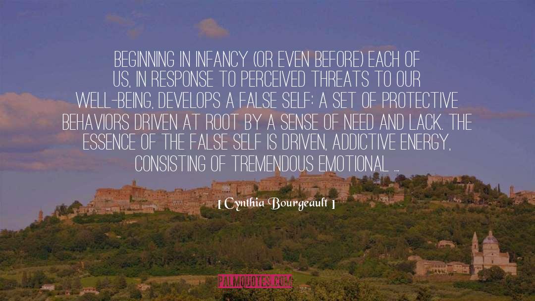 Cynthia Bourgeault Quotes: Beginning in infancy (or even