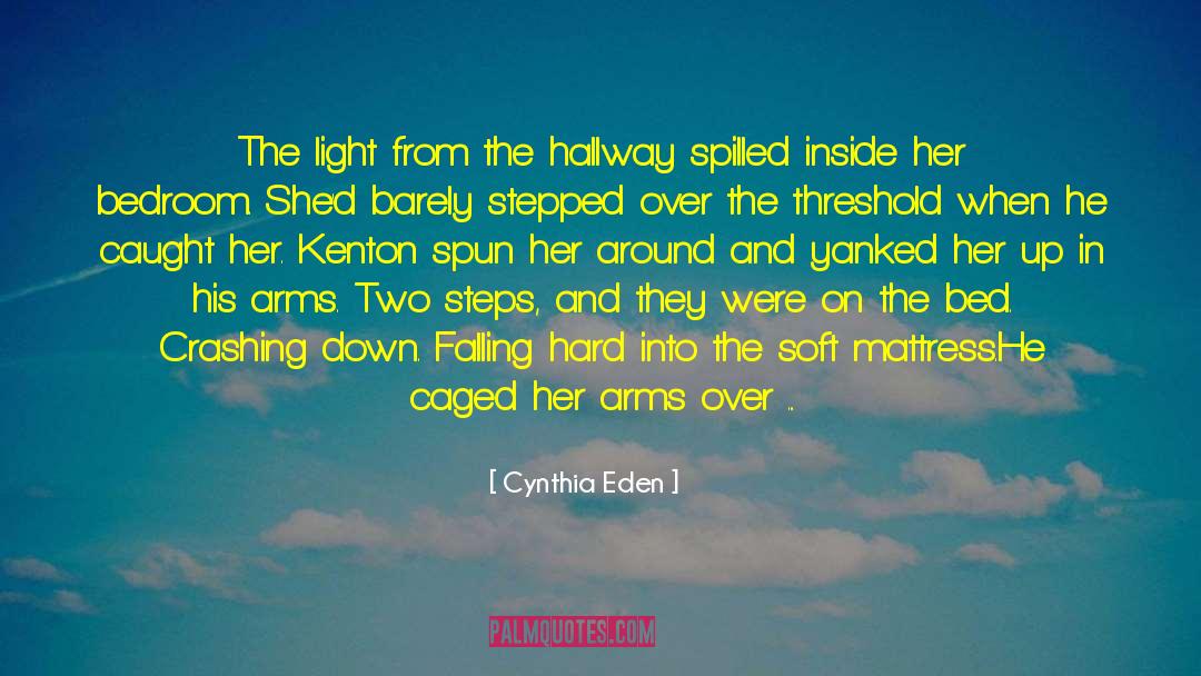 Cynthia Eden Quotes: The light from the hallway