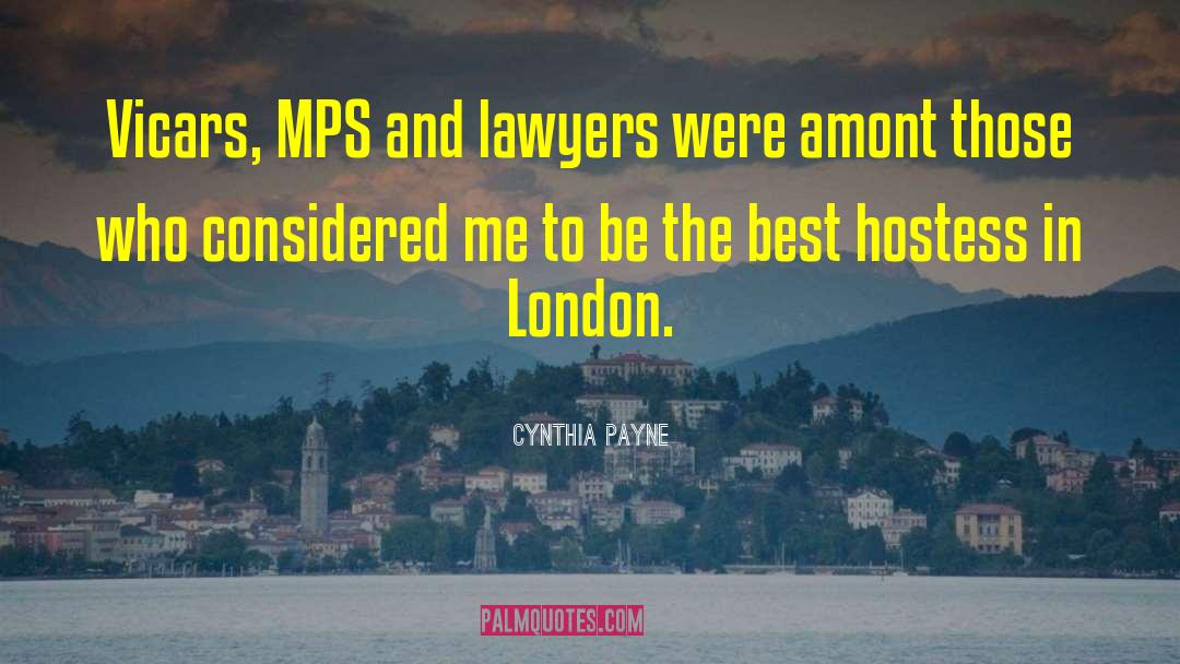 Cynthia Payne Quotes: Vicars, MPS and lawyers were