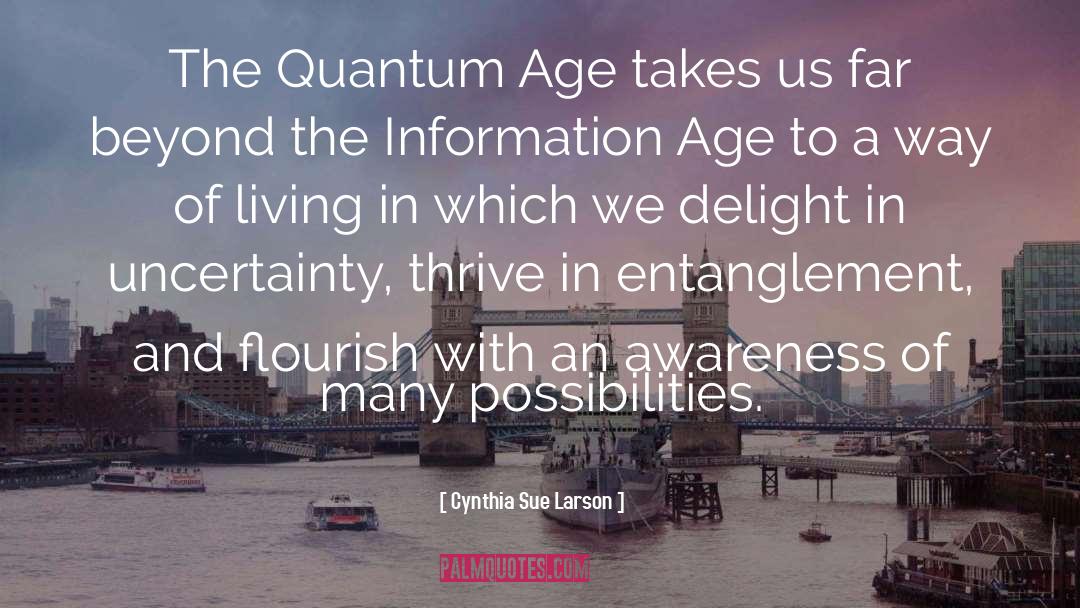 Cynthia Sue Larson Quotes: The Quantum Age takes us