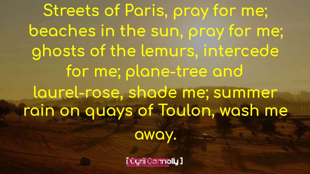 Cyril Connolly Quotes: Streets of Paris, pray for