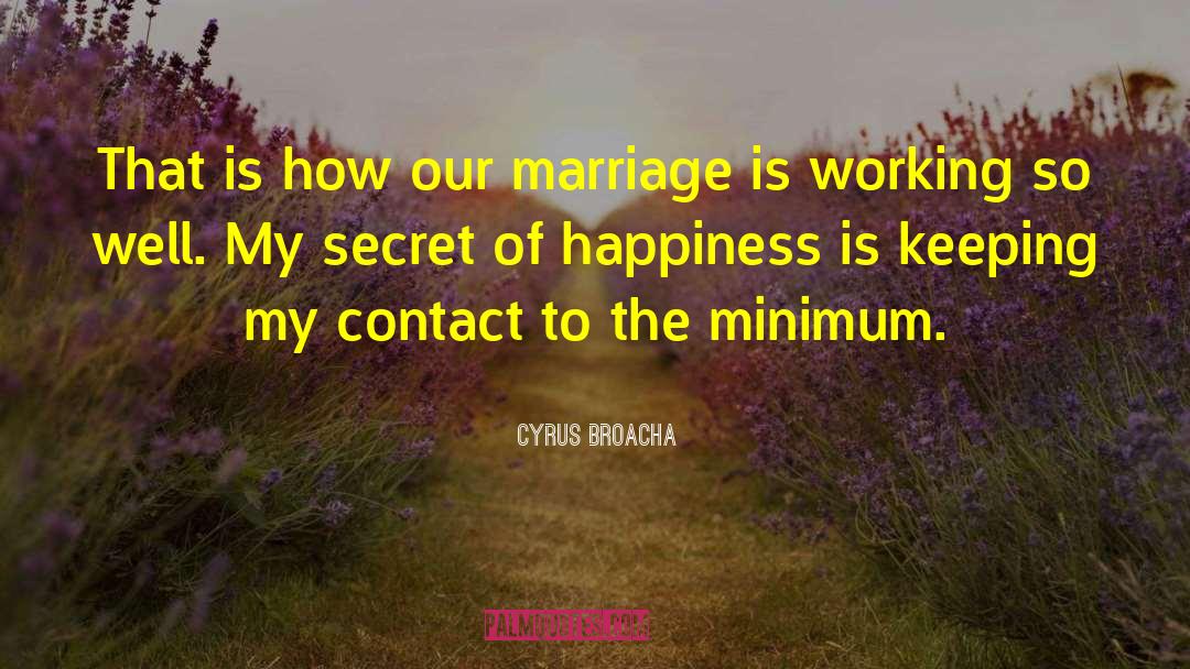 Cyrus Broacha Quotes: That is how our marriage