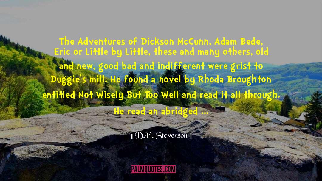 D.E. Stevenson Quotes: The Adventures of Dickson McCunn,