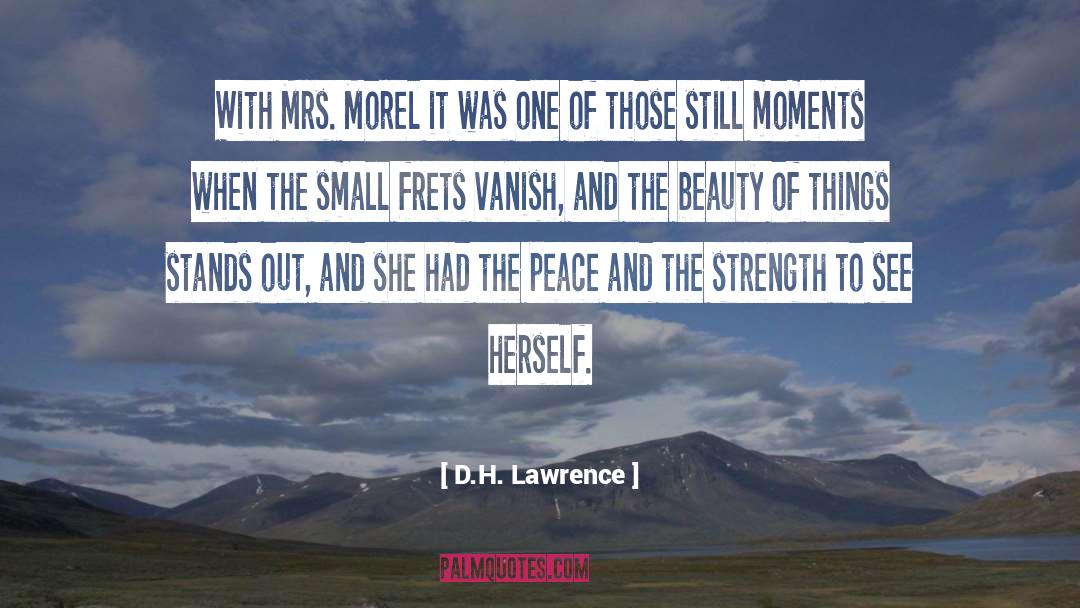 D.H. Lawrence Quotes: With Mrs. Morel it was