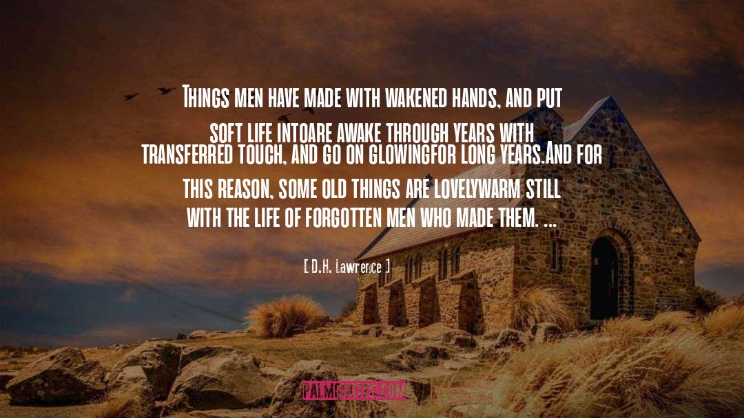 D.H. Lawrence Quotes: Things men have made with