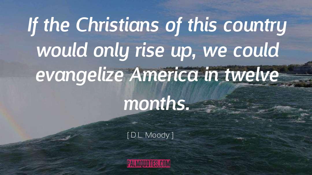 D.L. Moody Quotes: If the Christians of this