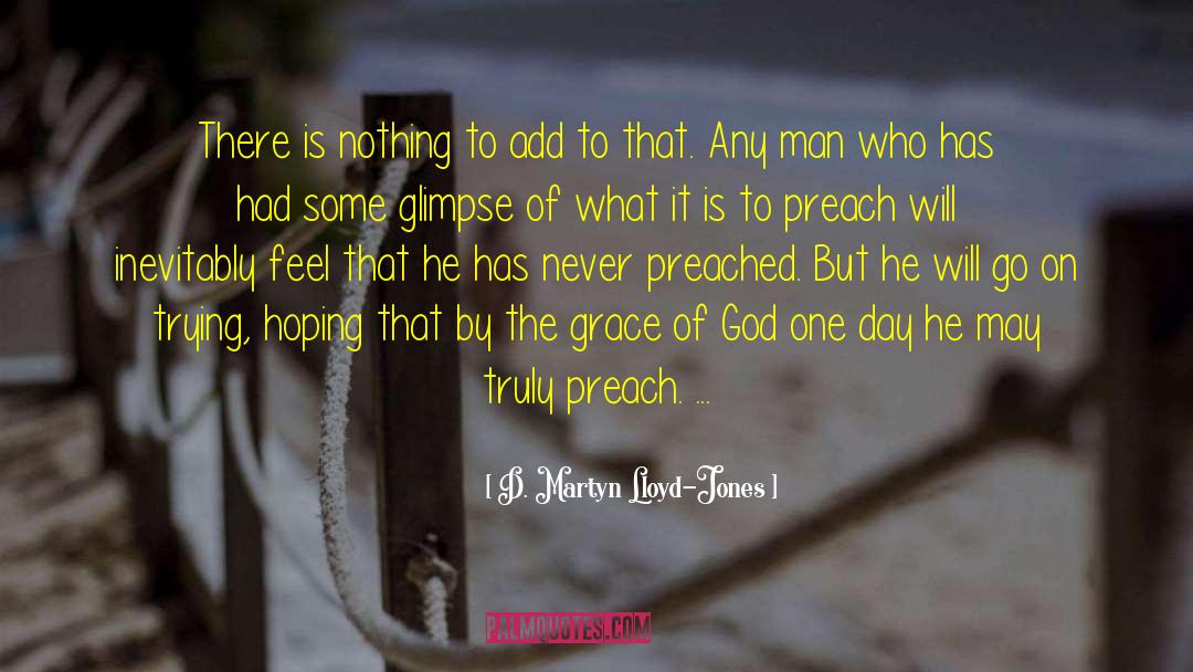 D. Martyn Lloyd-Jones Quotes: There is nothing to add