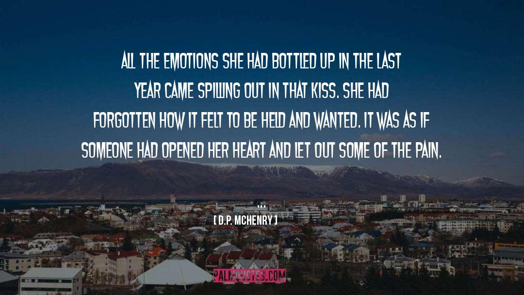 D.P. McHenry Quotes: All the emotions she had