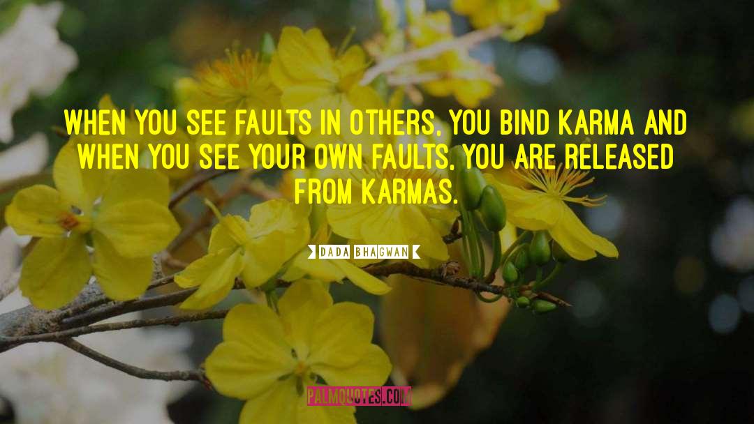 Dada Bhagwan Quotes: When you see faults in