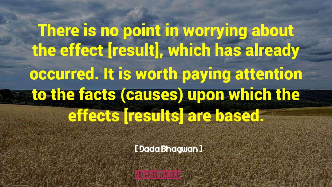 Dada Bhagwan Quotes: There is no point in
