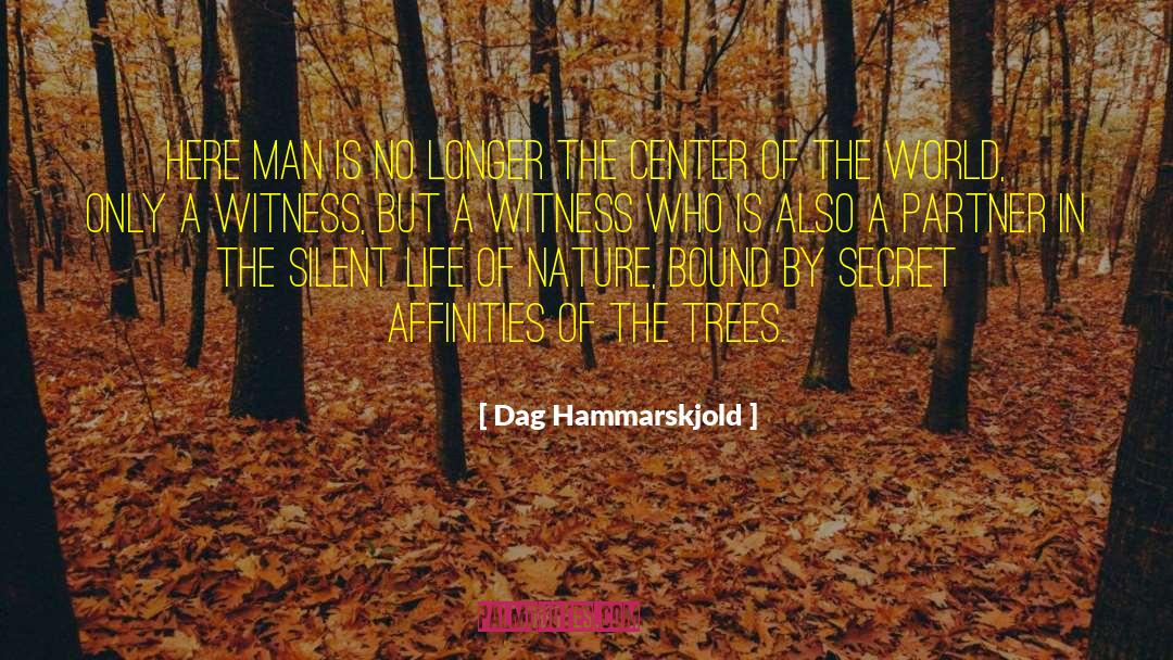 Dag Hammarskjold Quotes: Here man is no longer