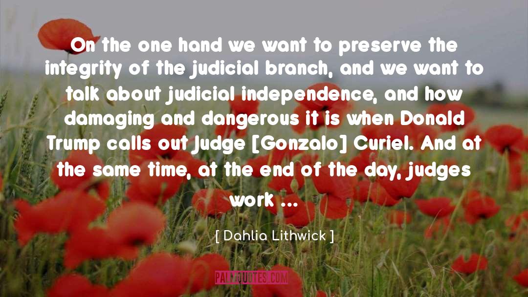 Dahlia Lithwick Quotes: On the one hand we