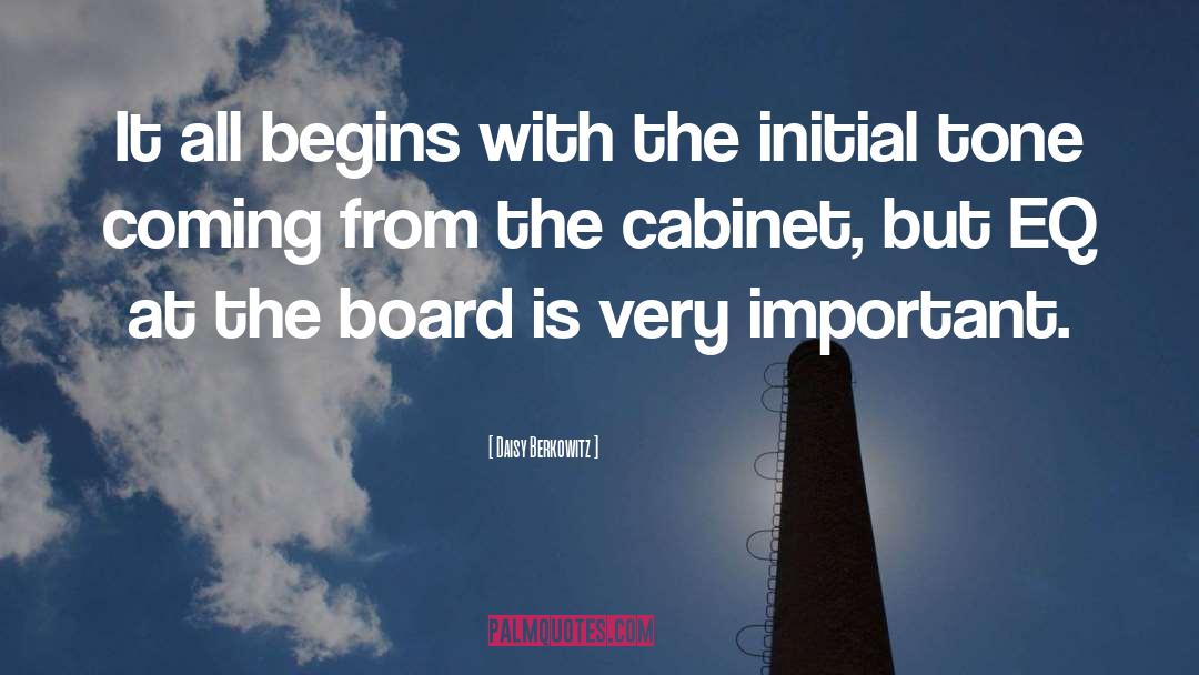 Daisy Berkowitz Quotes: It all begins with the