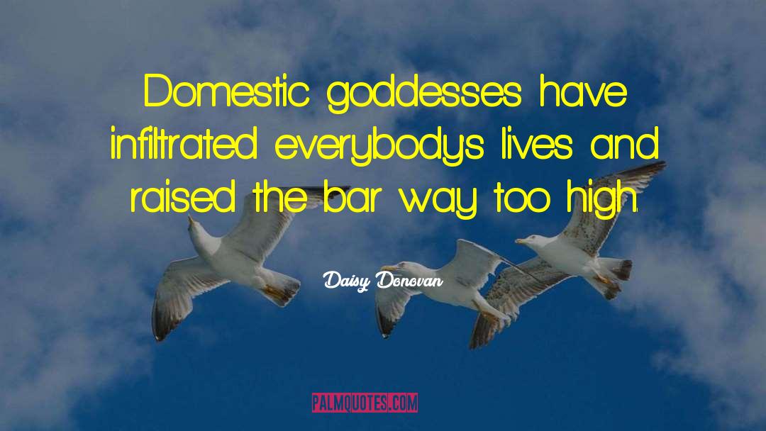 Daisy Donovan Quotes: Domestic goddesses have infiltrated everybody's