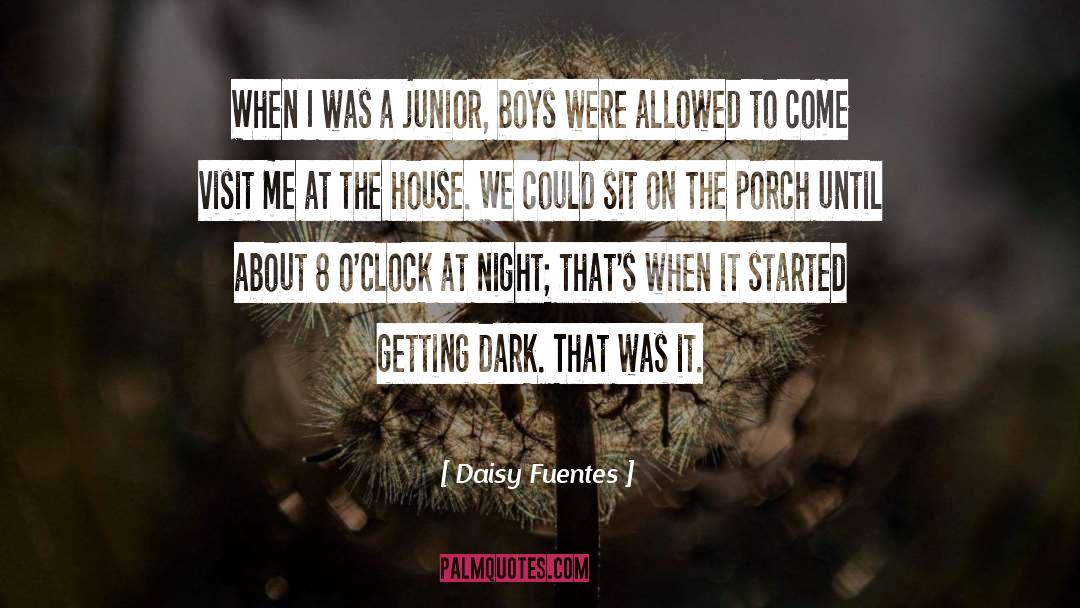 Daisy Fuentes Quotes: When I was a junior,