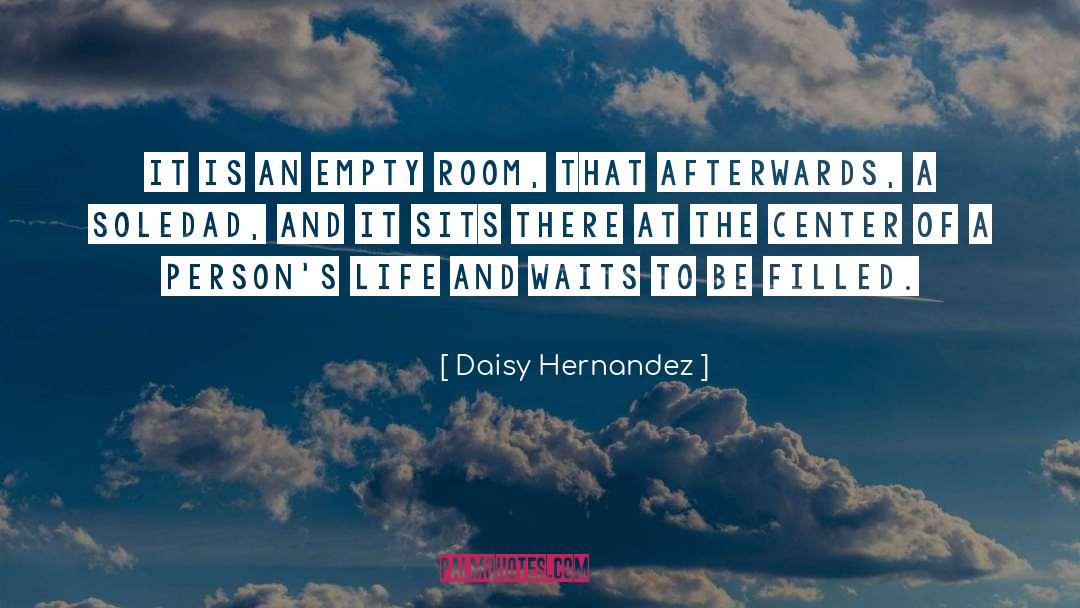 Daisy Hernandez Quotes: It is an empty room,