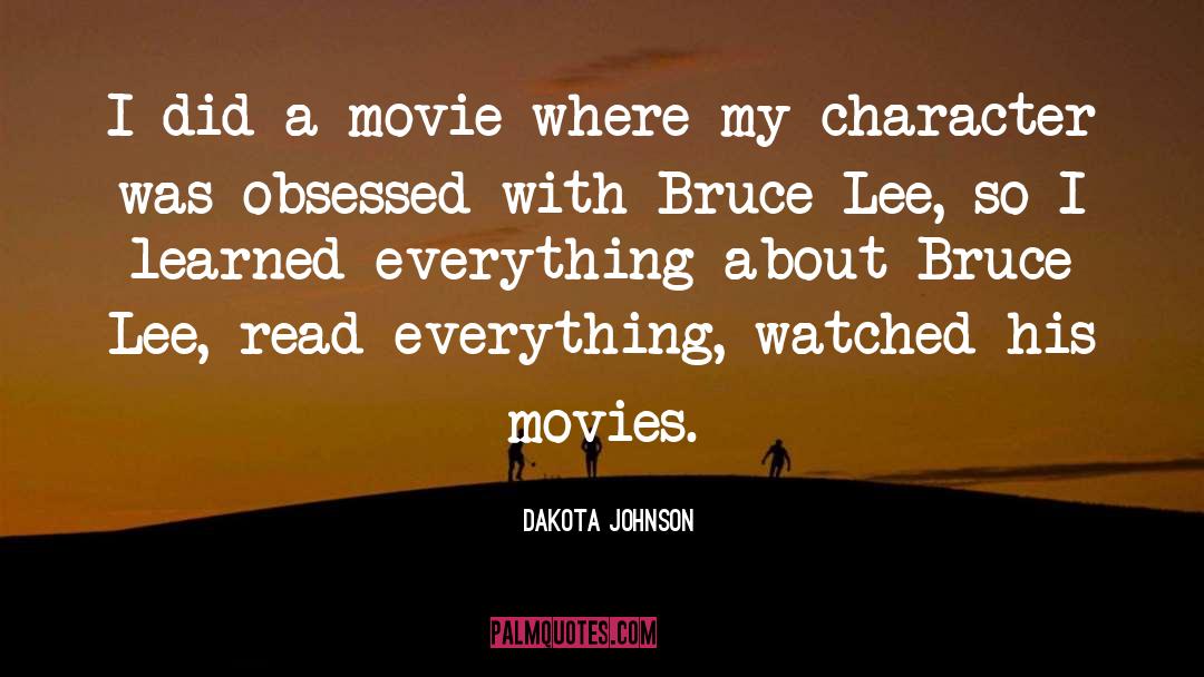 Dakota Johnson Quotes: I did a movie where