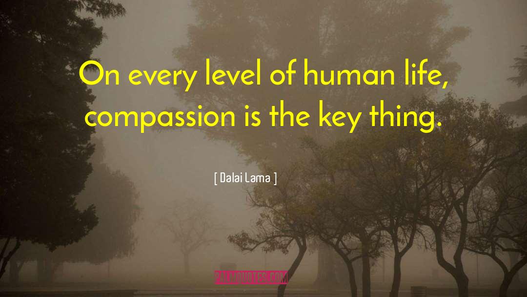 Dalai Lama Quotes: On every level of human