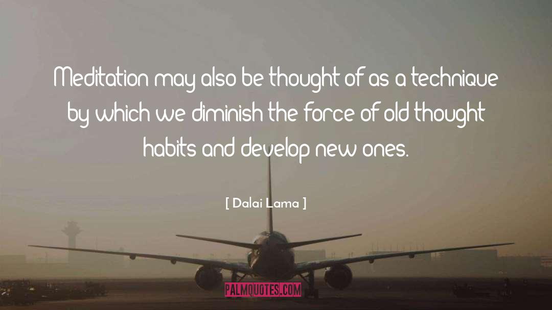 Dalai Lama Quotes: Meditation may also be thought