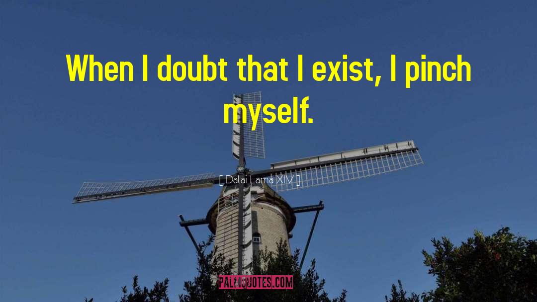 Dalai Lama XIV Quotes: When I doubt that I