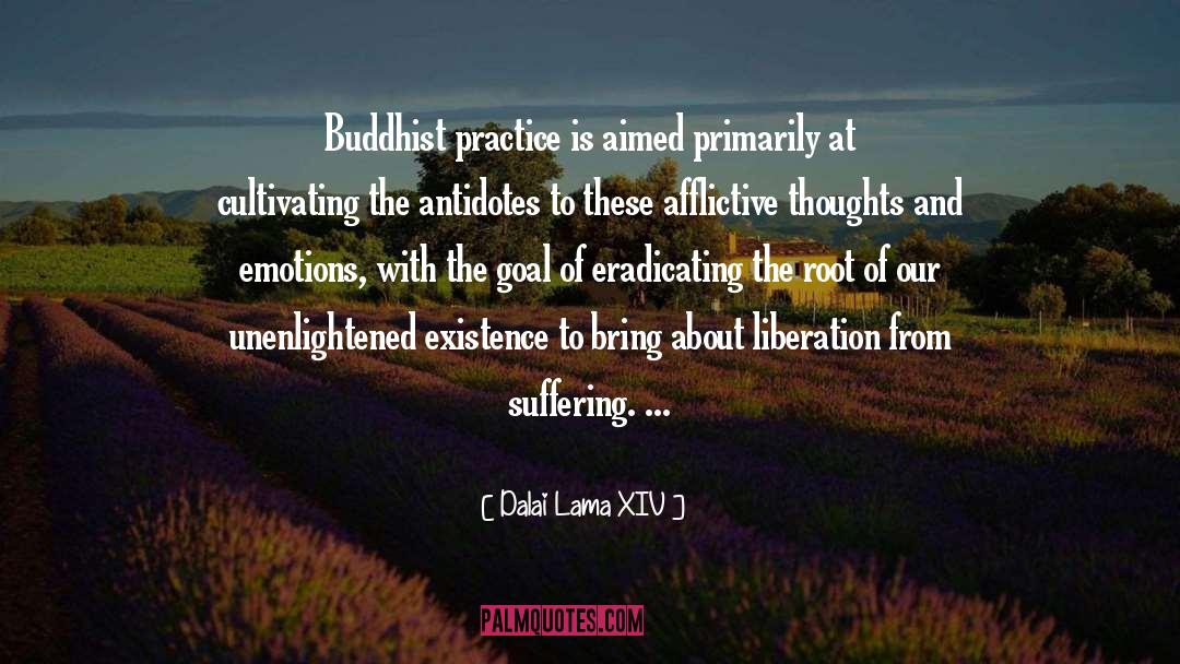 Dalai Lama XIV Quotes: Buddhist practice is aimed primarily