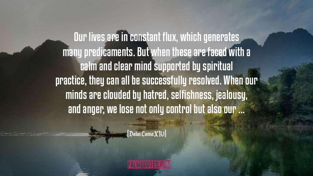 Dalai Lama XIV Quotes: Our lives are in constant