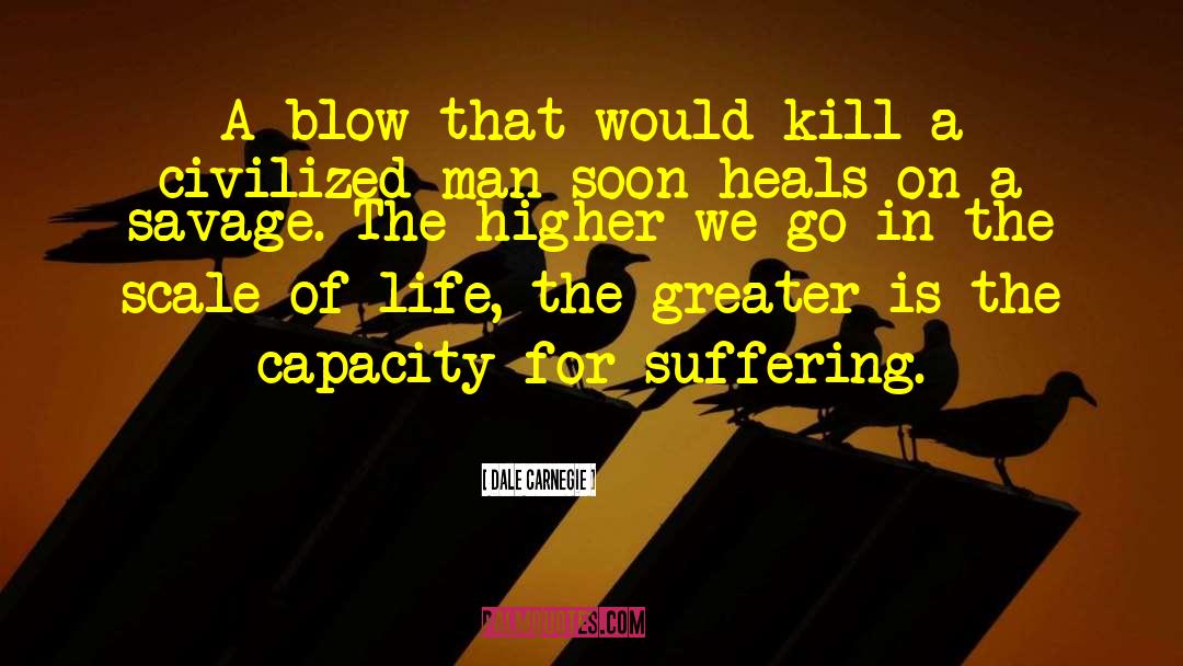 Dale Carnegie Quotes: A blow that would kill