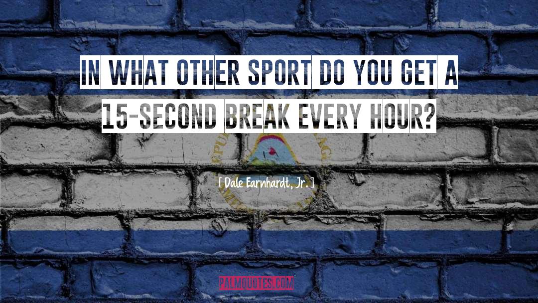 Dale Earnhardt, Jr. Quotes: In what other sport do