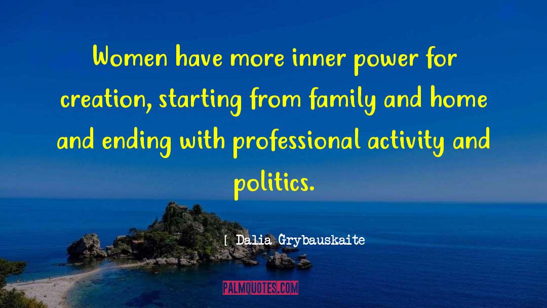 Dalia Grybauskaite Quotes: Women have more inner power