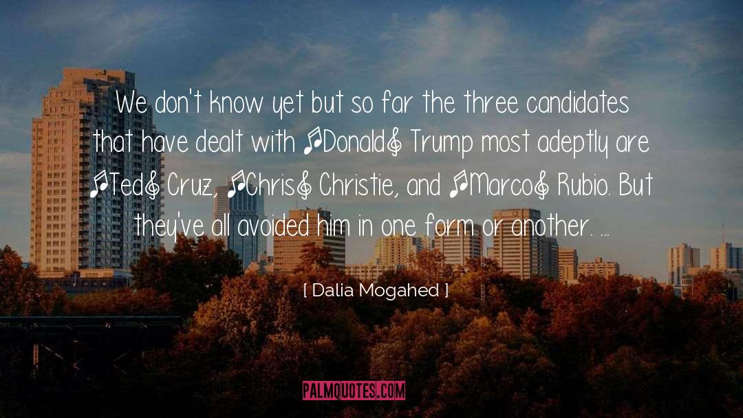 Dalia Mogahed Quotes: We don't know yet but