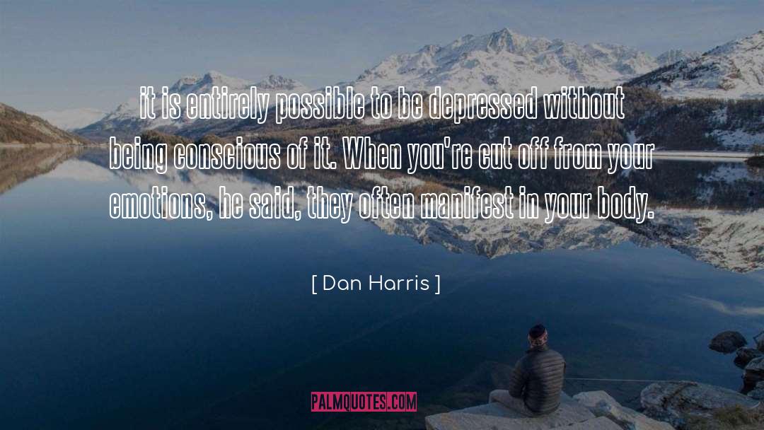 Dan Harris Quotes: it is entirely possible to