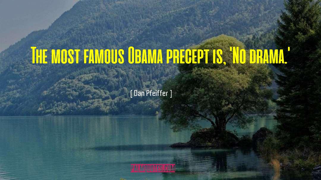 Dan Pfeiffer Quotes: The most famous Obama precept