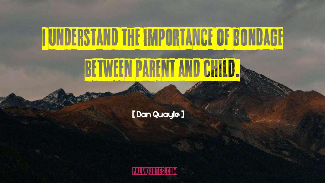 Dan Quayle Quotes: I understand the importance of
