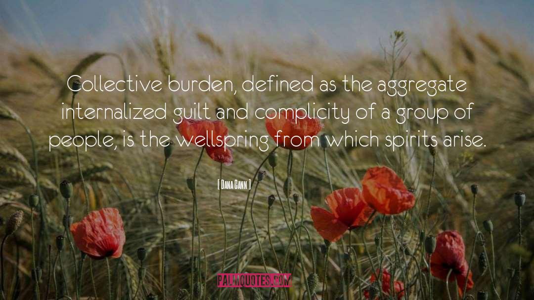 Dana Cann Quotes: Collective burden, defined as the