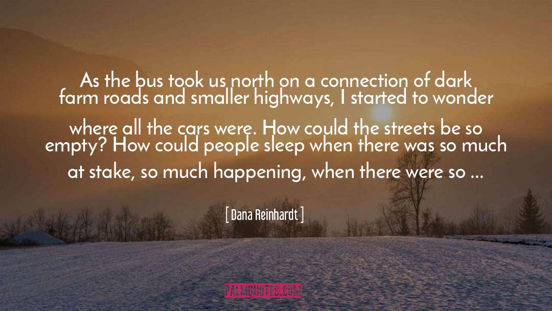 Dana Reinhardt Quotes: As the bus took us