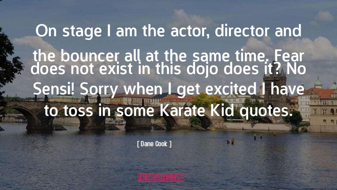 Dane Cook Quotes: On stage I am the