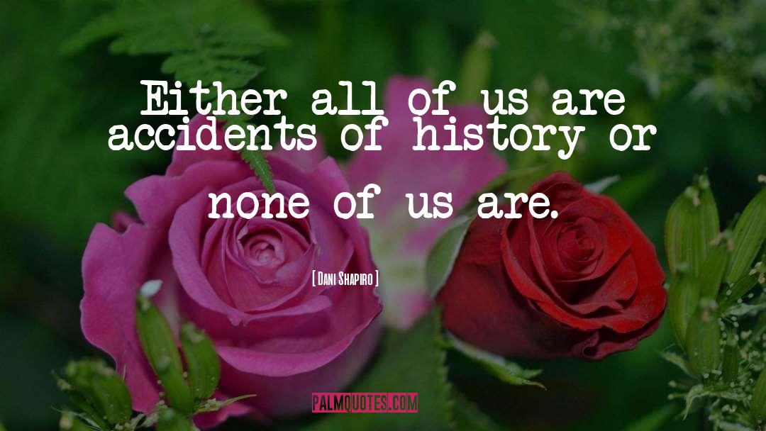 Dani Shapiro Quotes: Either all of us are