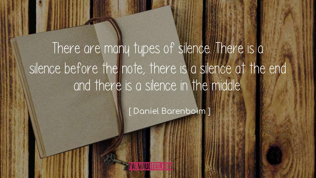 Daniel Barenboim Quotes: There are many types of