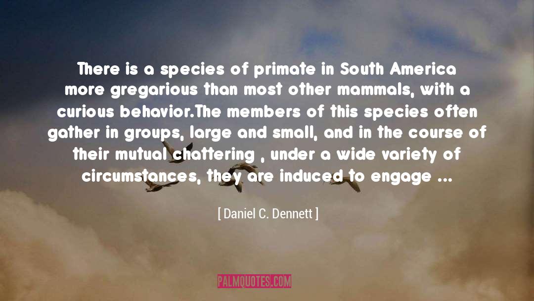 Daniel C. Dennett Quotes: There is a species of