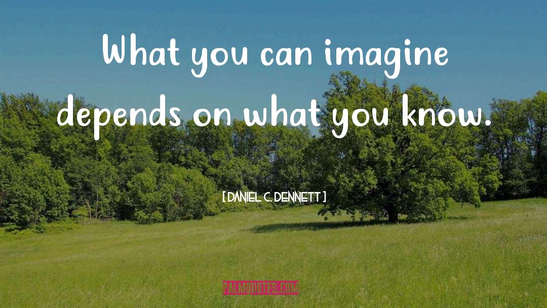 Daniel C. Dennett Quotes: What you can imagine depends