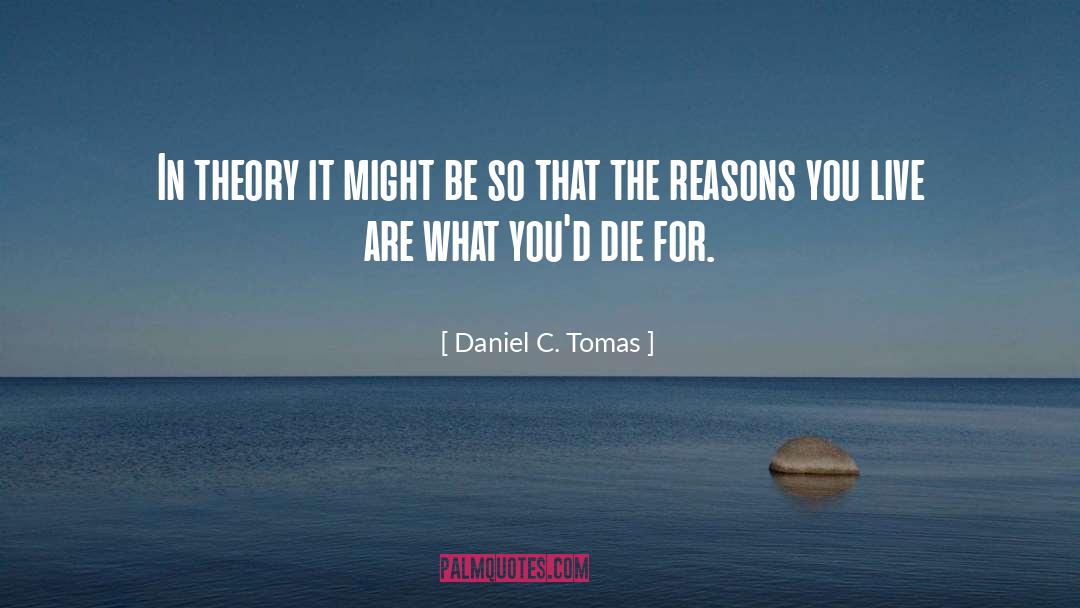 Daniel C. Tomas Quotes: In theory it might be