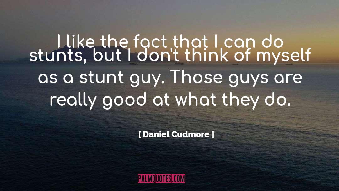 Daniel Cudmore Quotes: I like the fact that