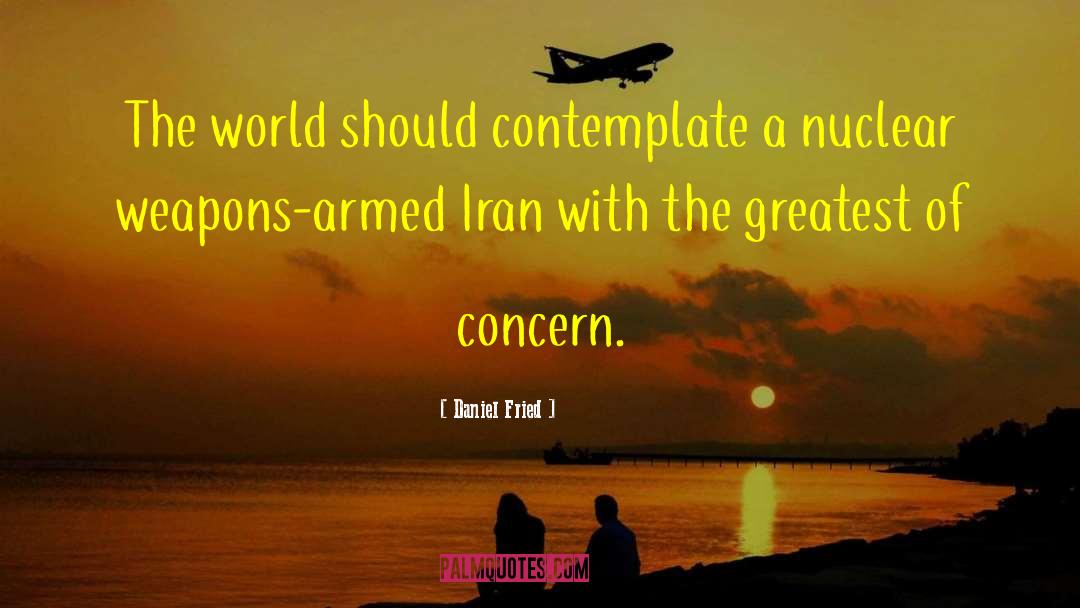 Daniel Fried Quotes: The world should contemplate a
