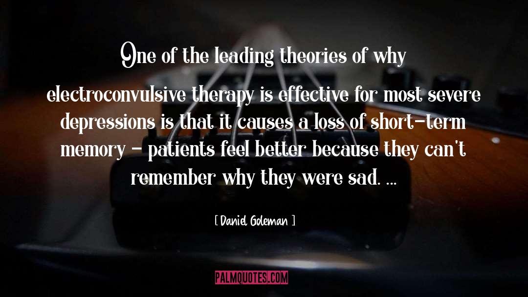 Daniel Goleman Quotes: One of the leading theories