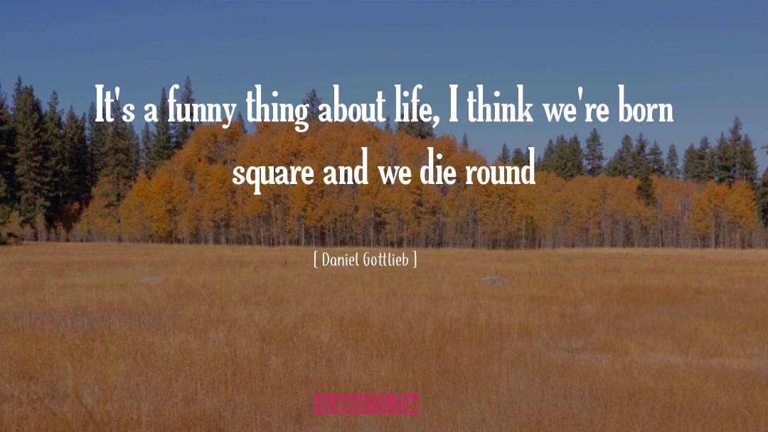 Daniel Gottlieb Quotes: It's a funny thing about