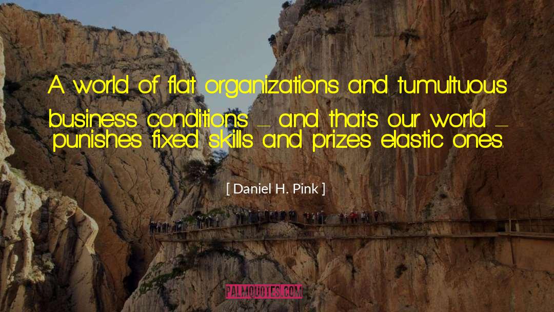 Daniel H. Pink Quotes: A world of flat organizations