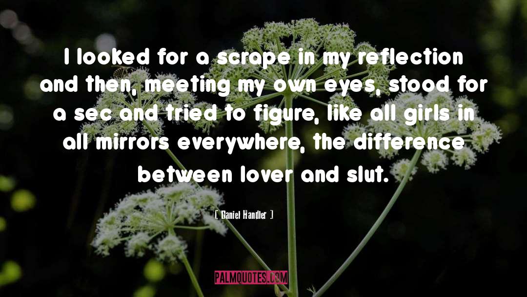 Daniel Handler Quotes: I looked for a scrape