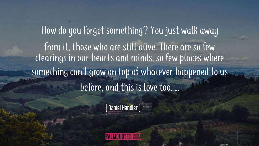 Daniel Handler Quotes: How do you forget something?