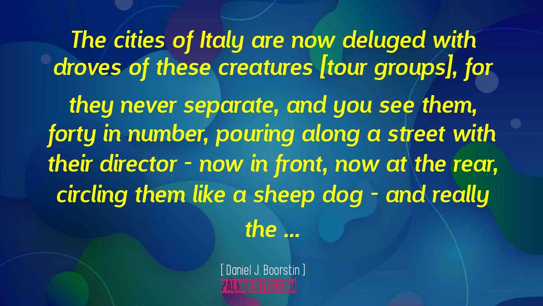 Daniel J. Boorstin Quotes: The cities of Italy are