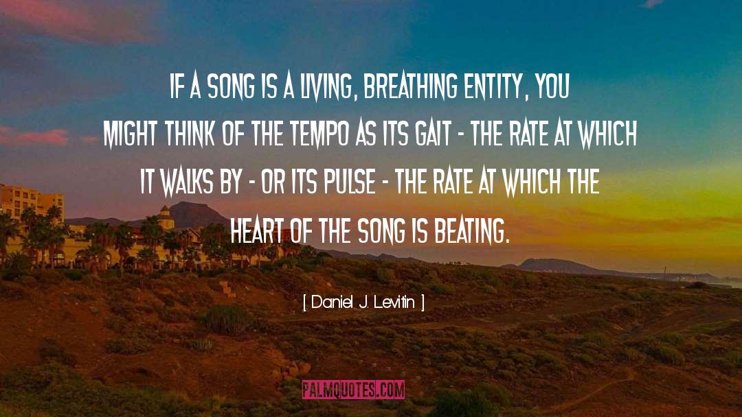 Daniel J. Levitin Quotes: If a song is a